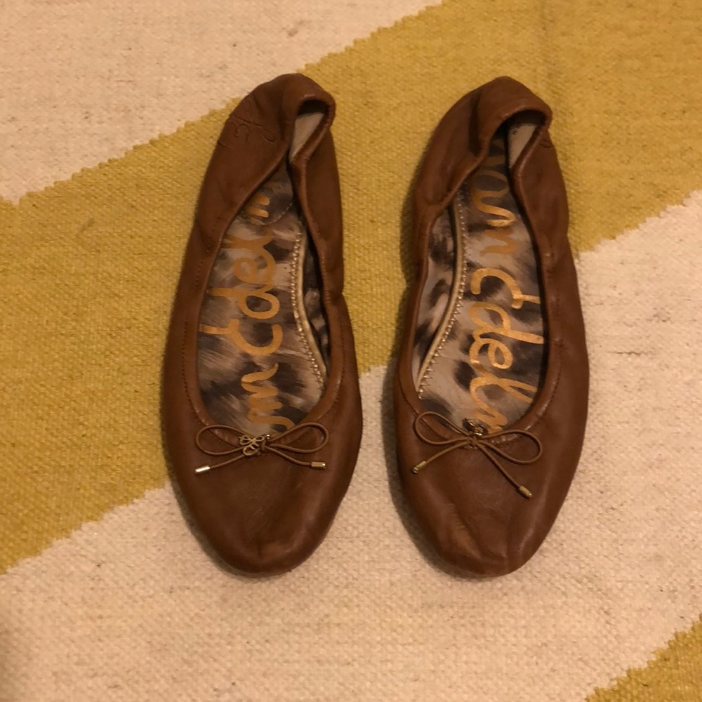 Sam Edelman Brown Leather Flats